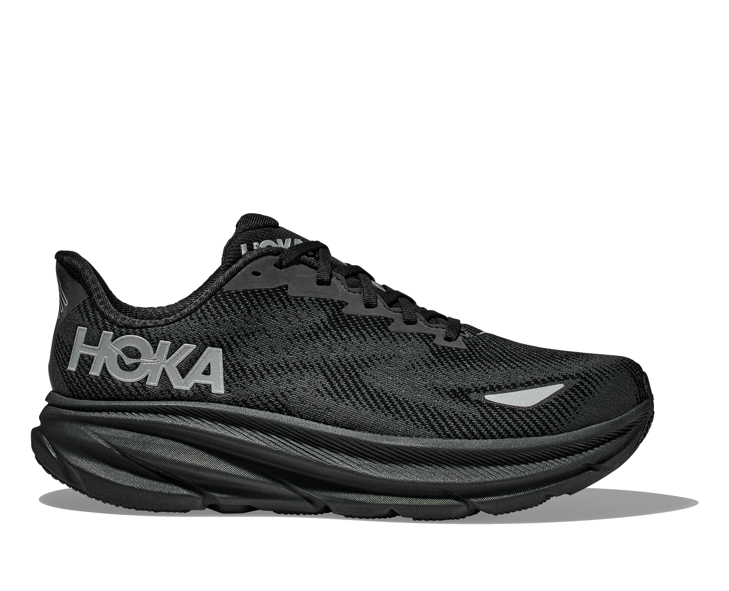 シマノ　BROOKSTONE #4-9 Men's Clifton 9 GTX Running Shoe - Black/Electric Aqua