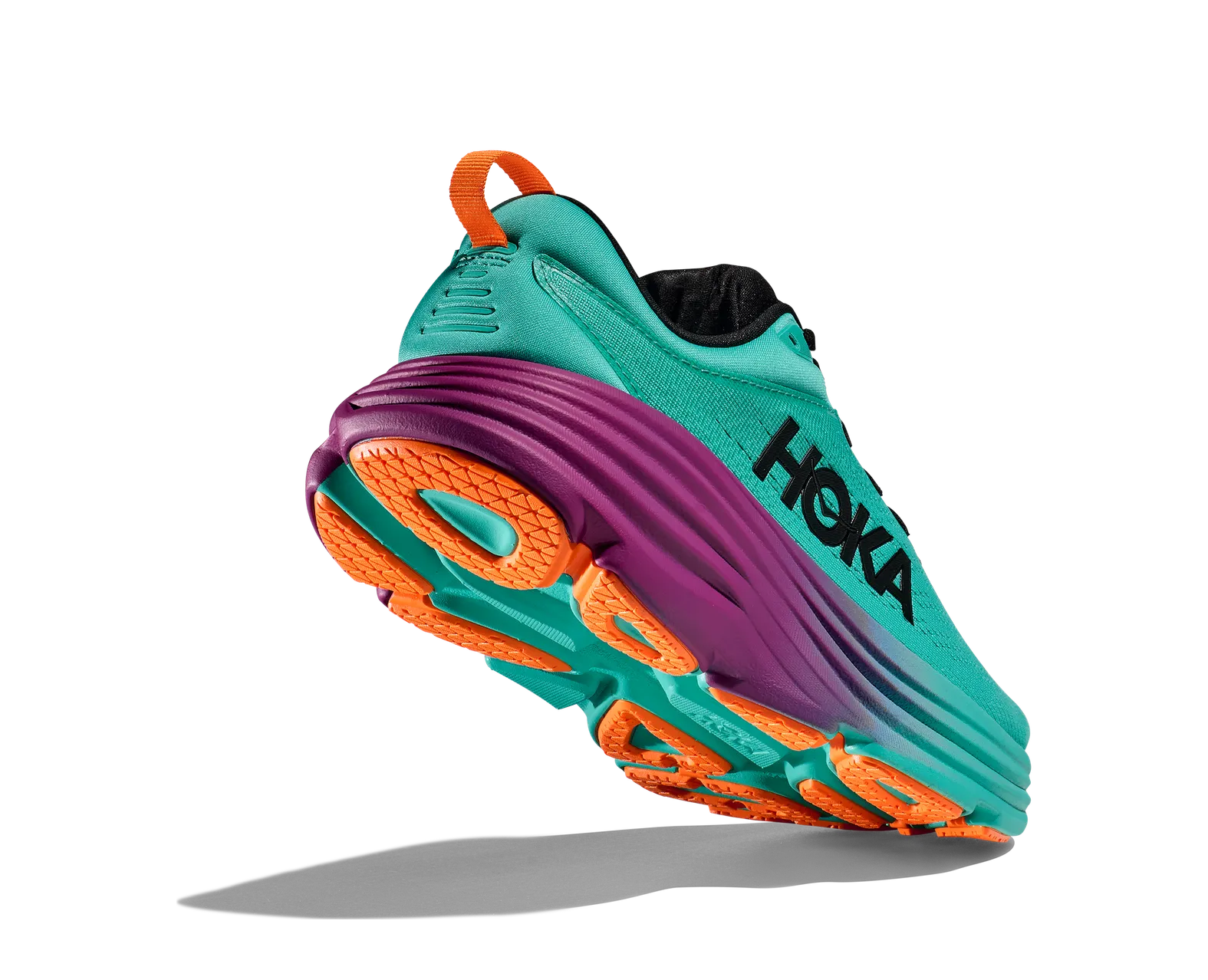 Hoka Women's Bondi 8 ELECTRIC AQUA / BLACK Hoka Women's Bondi 8 ELECTRIC AQUA / BLACK