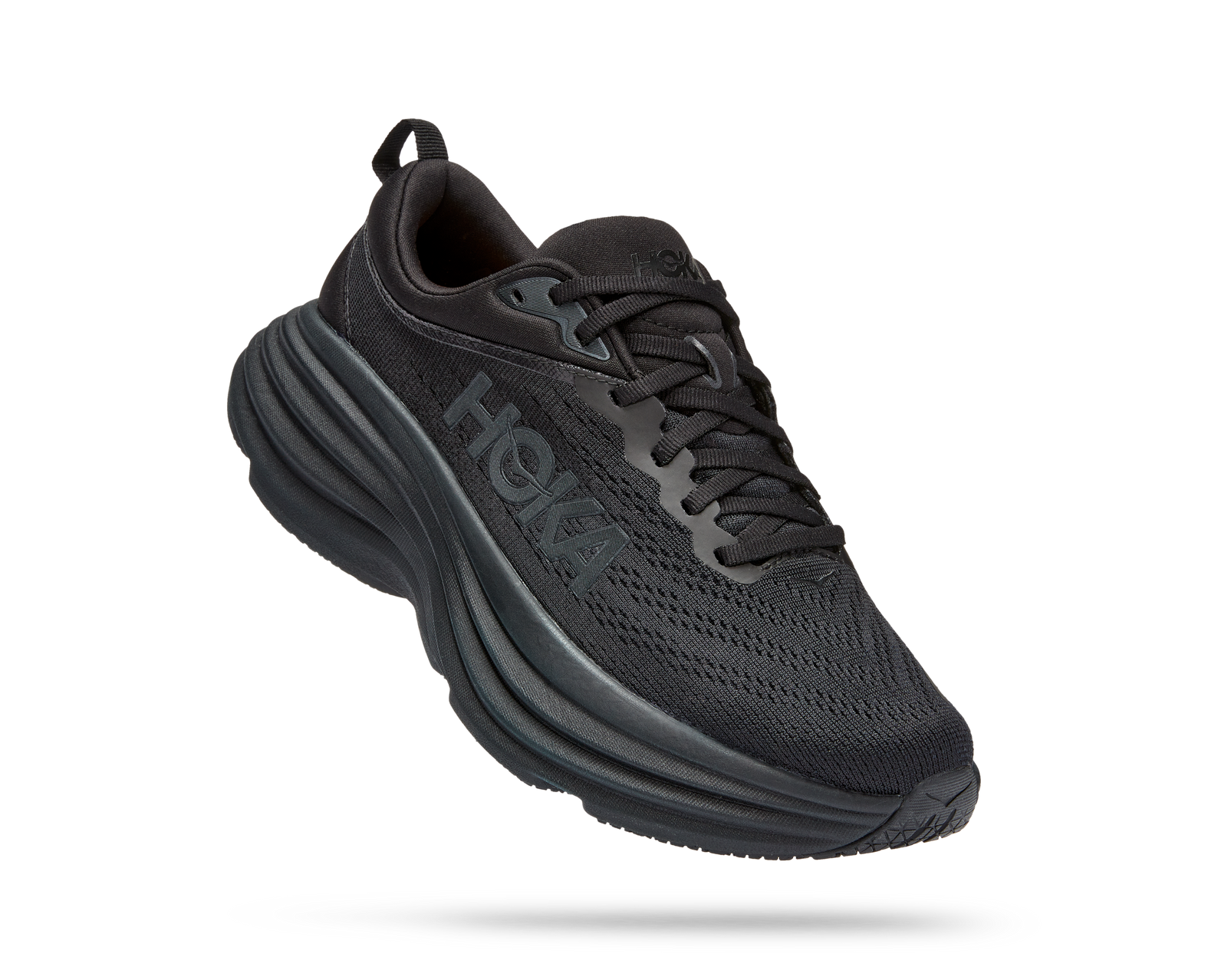 ★HOKA(Women)★Bondi 8 Wide★Black Hoka Women's Bondi 8 Black BBLC – Earth Walk